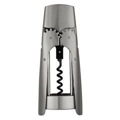 Bộ mở rượu vang kiểu xoay Le Creuset Antique Chrome Winged Corkscrew