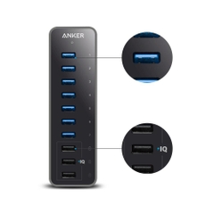 Bộ hub Anker 7 port USB 3.0 + 3 port IQ Charge A7515