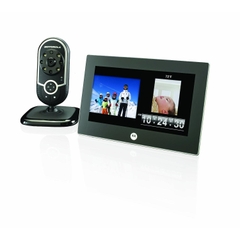 Khung ảnh kỹ thuật số kèm camera quan sát Motorola MFV700 7-inch Digital Frame with Video-In-Picture