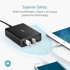 Củ sạc Anker USB Type-C Premium 5-Port 60W Powerport+