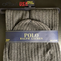 Bộ Khăn Và Mũ Len Polo Ralph Lauren 2 Mảnh, Free Size