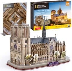 Bộ lắp ghép 3D CubicFun National Geographic Notre Dame de Paris Architecture