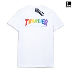 Thrasher, Rainbow Mag T-Shirt - White