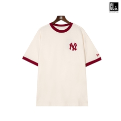 NEWERA, MLB NEWYORK YANKESS EMBROIDERY IVO T-Shirt - Ivory