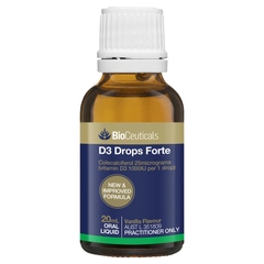 Tăng cường miễn dịch & mật độ xương Bioceuticals D3 Drops Forte 20ml