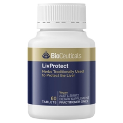 Viên uống giải độc gan BioCeuticals LivProtect 60 viên