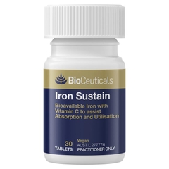 Viên uống bổ sung sắt BioCeuticals Iron Sustain 30 viên