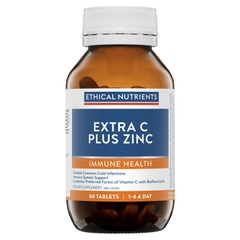 Viên uống tăng cường miễn dịch Ethical Nutrients Extra C Plus Zinc 60 viên