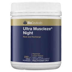 Bột uống bổ sung Magiê trước khi ngủ Bioceuticals Ultra Muscleze Night