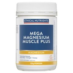 Bột uống tăng cường cơ bắp Ethical Nutrients Mega Magnesium Muscle Plus 135g