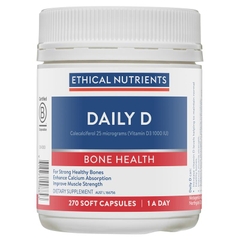 Viên uống giúp xương chắc khỏe Ethical Nutrients Daily D 270 viên