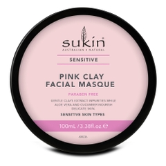 Mặt nạ đất sét hồng Sukin Sensitive Pink Clay Facial Masque 100ml