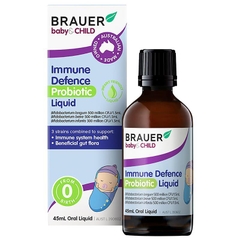 Men vi sinh tăng đề kháng cho bé Brauer Immune Defence Probiotic Liquid For Infants
