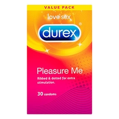 Bao cao su Durex Pleasure Me hộp 30 cái