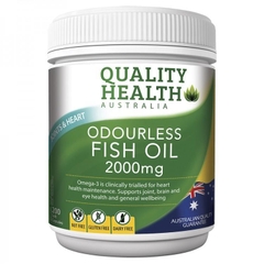 Viên uống dầu cá Quality Health Odourless Fish Oil 2000mg 200 viên