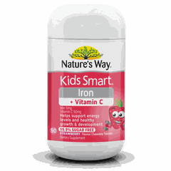 Nature's Way Iron + Vitamin C Kids Smart 50 viên