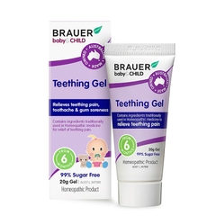 Gel giảm đau răng Brauer Baby & Child Teething Gel 20g