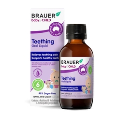 Siro giảm đau khi mọc răng Brauer Baby & Child Teething 100ml