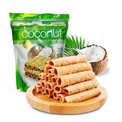 Bánh ống dừa Crispy Coconut Rolls 285g