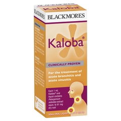 Blackmores Kaloba Acute Bronchitis Sinusitis trị viêm xoang 50ml