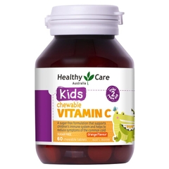 Viên ngậm Vitamin C Healthy Care Kids cho bé của Úc 60 viên