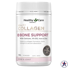 Bột collagen hỗ trợ xương Healthy Care Beauty Collagen + Bone Support 120g