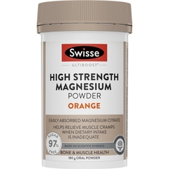 Bột Magie liều cao Swisse High Strength Magnesium Orange 180g