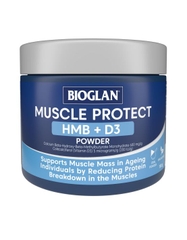 Bột uống duy trì & hỗ trợ cơ bắp Bioglan Muscle Protect HMB + D3 Powder 150g