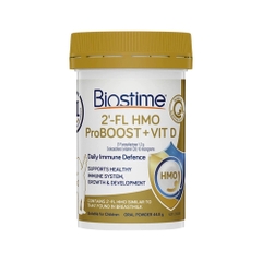 Bột Biostime tăng đề kháng cho bé 2-FL HMO ProBoost + Vit D 44.8g