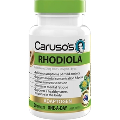 Viên uống hỗ trợ thần kinh Caruso's Rhodiola 50 viên