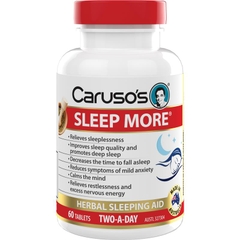 Viên uống hỗ trợ giấc ngủ Caruso's Sleep More 60 viên