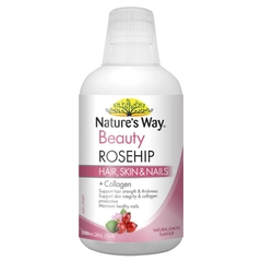 Collagen nước Nature's Way Beauty Rosehip Hair Skin & Nails 500ml
