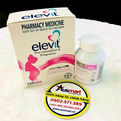 COMBO Elevit + DHA bầu cho mẹ bầu mang thai