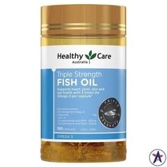 Dầu cá hàm lượng cao Healthy Care Triple Strength Fish Oil 150 viên