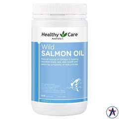Dầu cá hồi Omega 3 Healthy Care Wild Salmon Oil 1000mg 500 viên