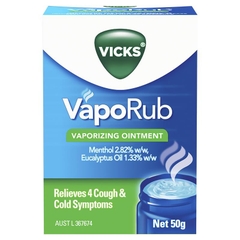 Dầu bôi ấm ngực giảm ho Vicks VapoRub Vaporizing Ointment