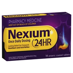 Nexium 24hr (Esomeprazole 20mg) điều trị viêm dạ dày 14 viên