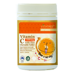 Viên tăng cường đề kháng Vitatree Vitamin C 1000mg with Zinc 100 viên