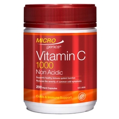 Viên uống tăng cường miễn dịch Microgenics Vitamin C 1,000mg Non Acidic 200 viên