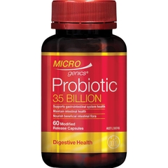 Men vi sinh hỗ trợ tiêu hoá Microgenics Probiotic 35 Billion 60 viên