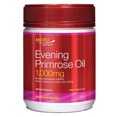 Viên uống tinh dầu hoa anh thảo Microgenics Evening Primrose Oil 1,000mg 200 viên