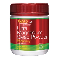 Bột uống giúp ngủ ngon Microgenics Ultra Magnesium Sleep Powder Raspberry 250g