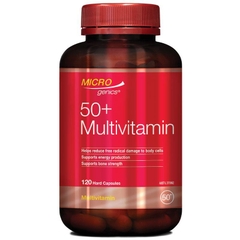Vitamin tổng hợp cho người trên 50 tuổi Microgenics 50+ Multivitamin 120 viên
