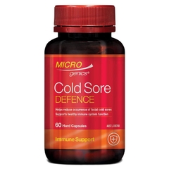 Viên uống giảm xuất hiện vết loét lạnh Microgenics Cold Sore Defence 60 viên