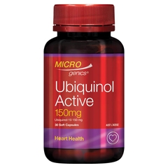 Viên uống bổ tim mạch Microgenics Ubiquinol Active 150mg 30 viên