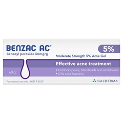 Kem trị mụn Benzac AC Gel 5% 60g