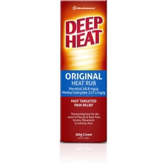 Gel xoa bóp Mentholatum Deep Heat Original Heat Rub của Úc