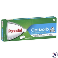 Giảm đau hạ sốt Panadol with Optizorb Paracetamol 500mg 20 viên tròn