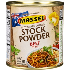 Hạt nêm Massel vị Bò Stock Powder Beef của Úc 168g