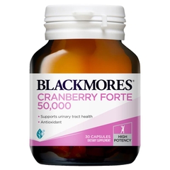 Blackmores Cranberry Forte 50000mg hỗ trợ đường tiết niệu